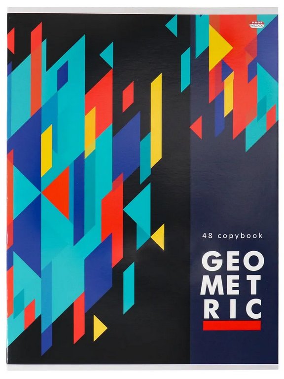 Тетрадь 48 лист кл. А4 на скрепке "АБСТРАКЦИЯ НА ЧЕРНОМ"