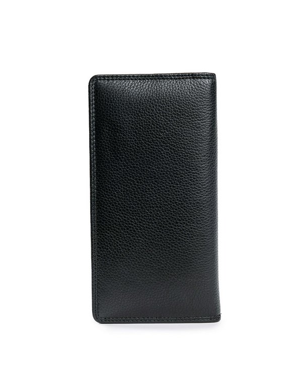 Портмоне Dr.Koffer 10*19 см нат. кожа, черный