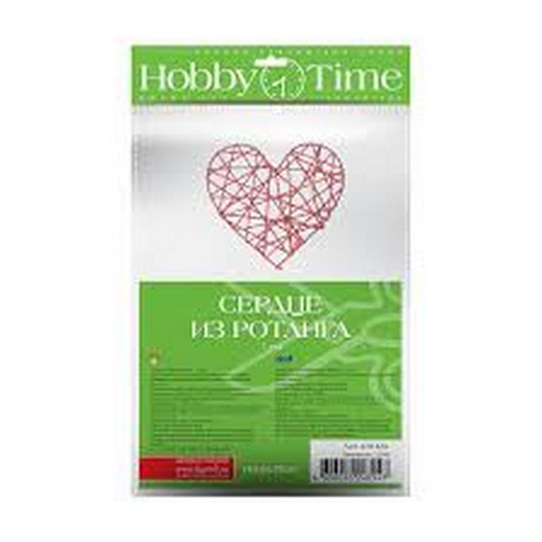 Декор из ротанга "СЕРДЦЕ"  7 СМ, 5 ЦВЕТОВ
