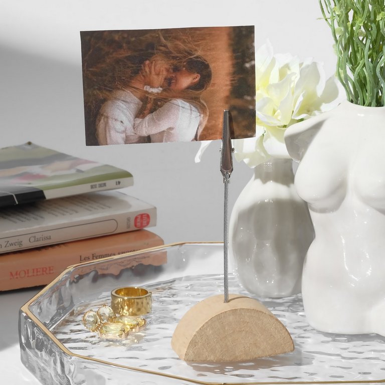 Мемо-клип  "Прищепка" цв. серебро