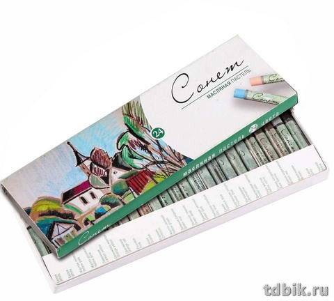 Пастель масляная художественная 24 цв. Сонет