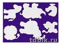 Трафарет "Веселые зверята" Луч
