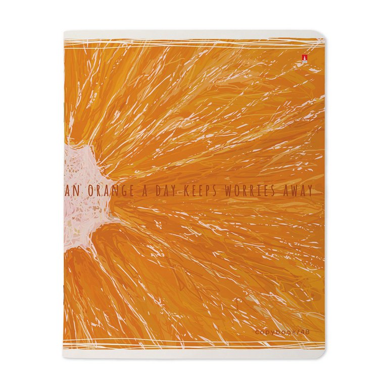 Тетрадь 48 лист кл. А5 на скрепке "EXOTIC FRUITS" 5 ВИДОВ