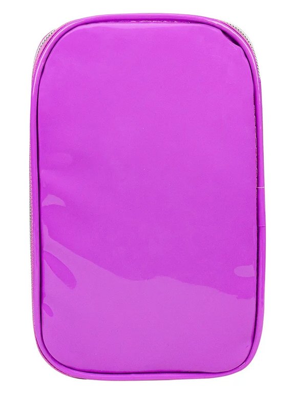 Пенал  для девочки Prof-Press "Сиреневый" 200*130*25мм силиконовый