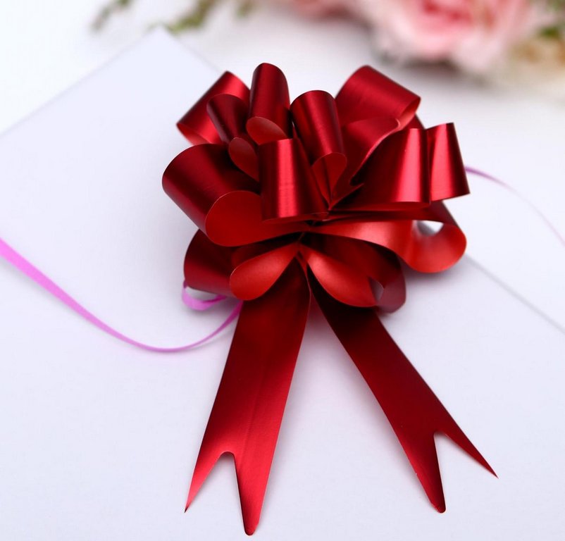 Бант Шар 18мм красный