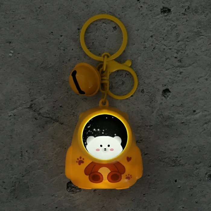 Брелок "Светящийся" ассорти 4,5*5,5 см