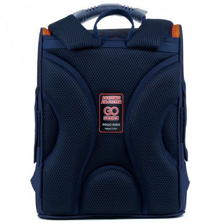 Ранец для мальчика GoPack Education "Racing" 26*34*13 синий