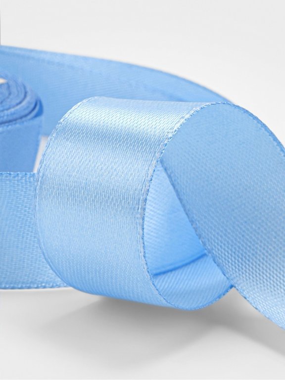 Лента атласная 2,0см*23м, цв. небесно-голубый ART UZOR