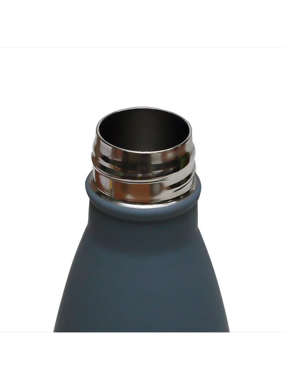 Бутылка-термос 500мл "Marandi"  матовая, голубовато-серая deVENTE