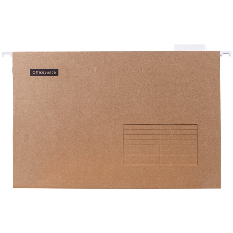 Папка подвесная OficeSpace 405*240 мм Fool-Scap коричневая