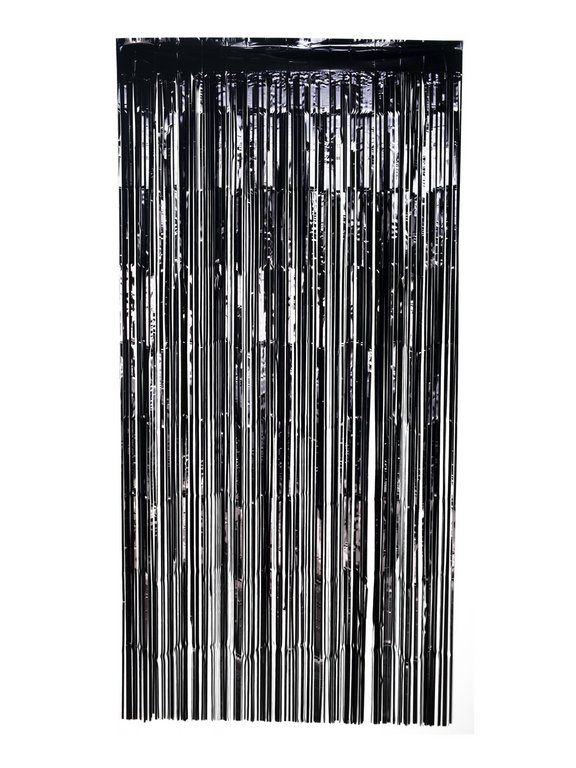 Дождик-занавес новогодний 100*200см цв. черный