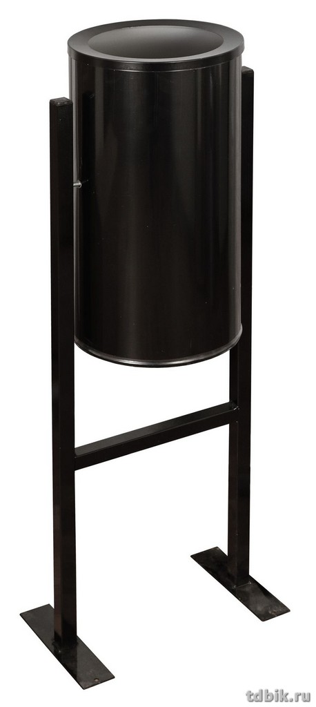 Урна уличная, цвет черный