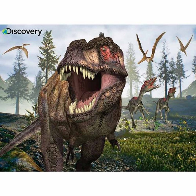Пазл 3D картинка 100 дет. "Тираннозавр" 31*23см, 5+ Prime 3D