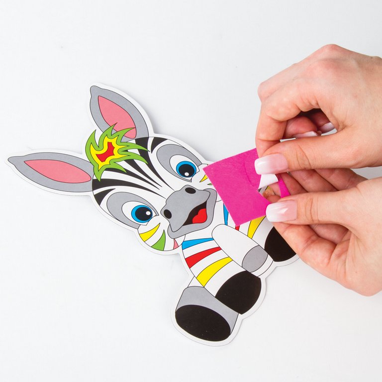 Аппликация фетром "Зебра" ЮНЛАНДИЯ