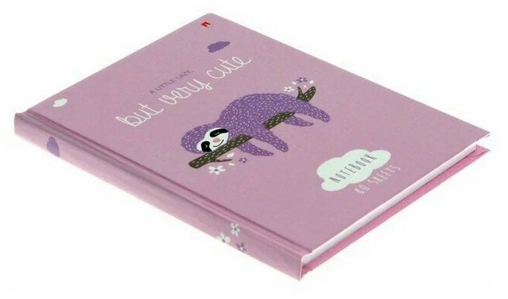 Бизнес-блокнот А6  80л., 105*148 мм,  Альт "КАРИБСКИЙ ЛЕНИВЕЦ"