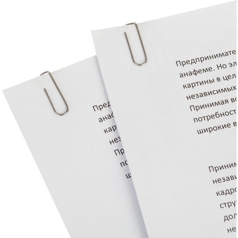 Скрепки 22 мм 100 шт/уп "Globus" С22-100