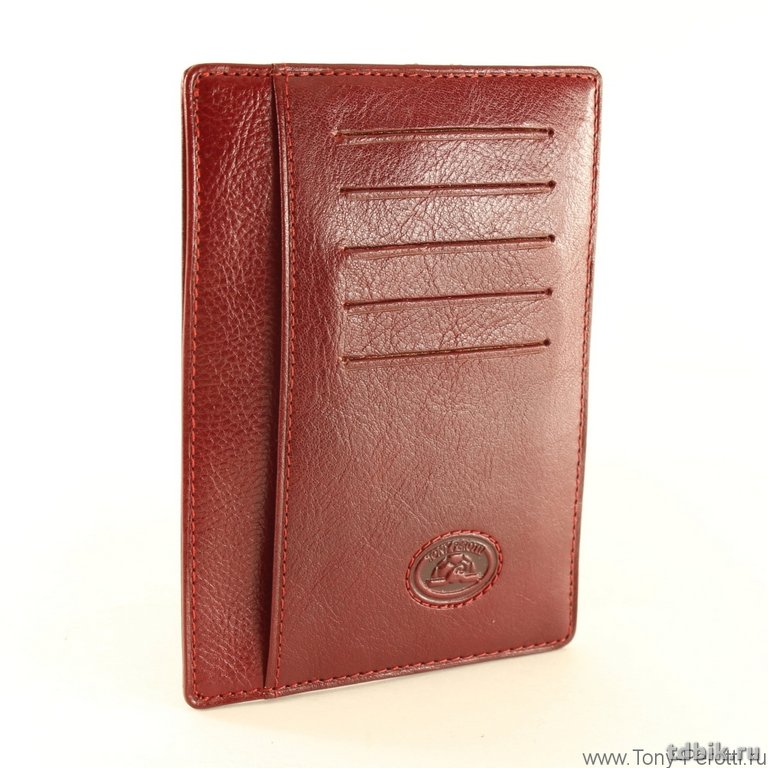 Обложка для паспорта и автодокументов Tony Perotti нат. кожа, красный