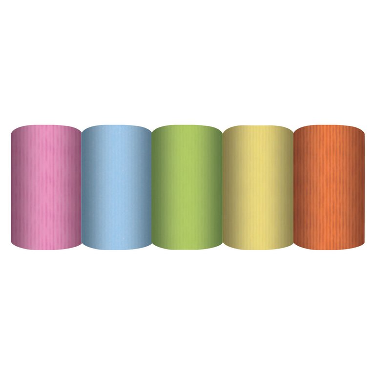 Бумага упаковочная 70*100см крафт в рулоне однотонная (ассорти)