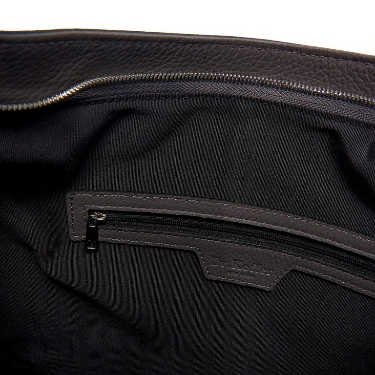 Сумка женская Dr.Koffer 35х26х10см см, нат.кожа серая