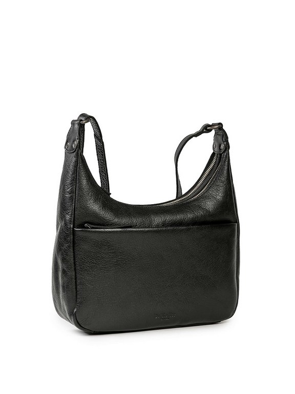 Сумка женская Dr.Koffer 28х21х9см см, нат.кожа черная