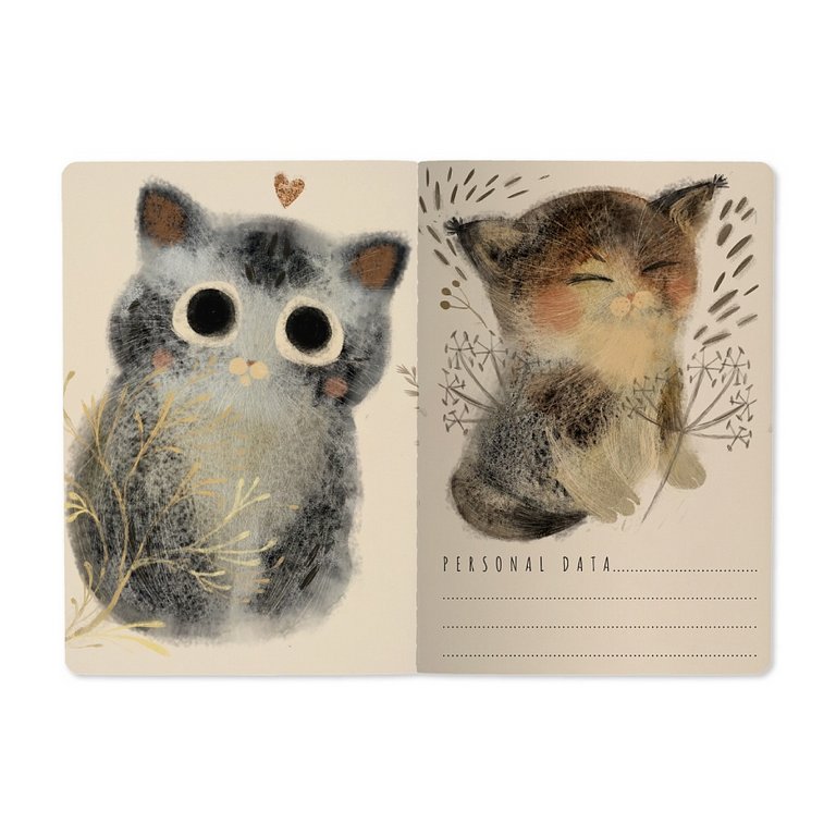 Тетрадь 40 лист в точку  А5 на сшивке МИКС 8 ДИЗАЙНОВ BrunoVisconti