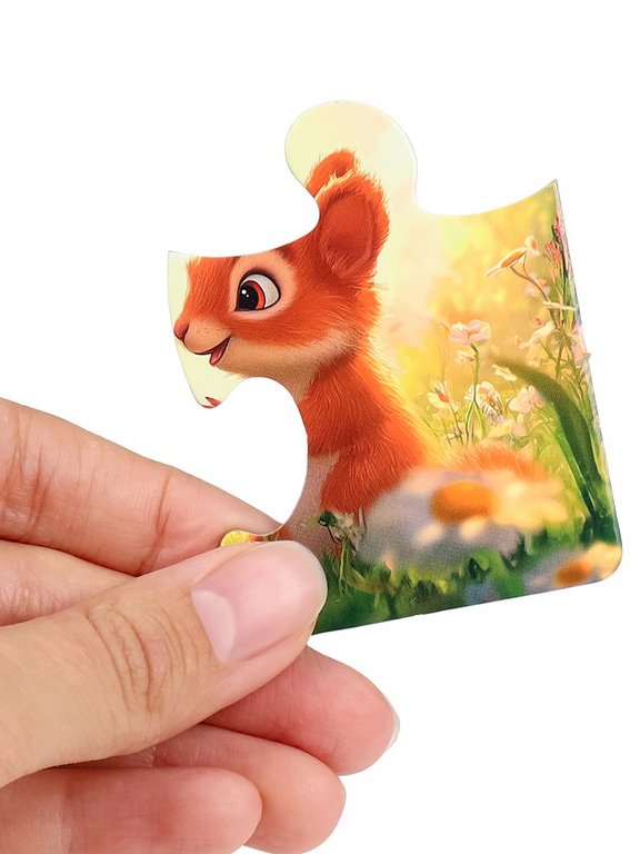 Пазлы MAXI  54 дет. 9 в 1 "Лесные животные" Рыжий КОТ