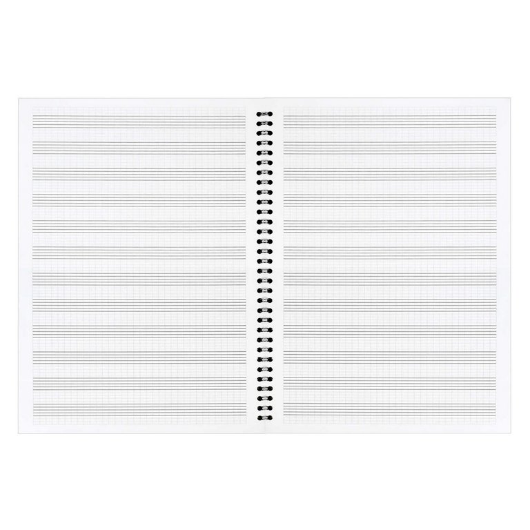 Тетрадь для нот 32 л., А4 на спирали "Энергия звука" вертикальная