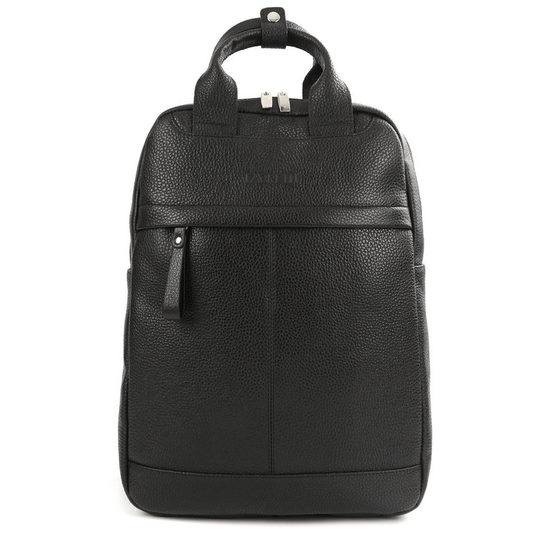 Рюкзак мужской FABRETTI нат. кожа, 39*29*11,5 см, черный