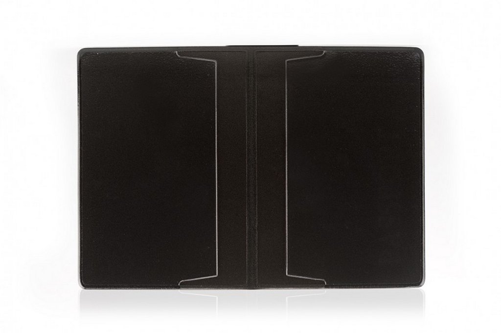 Обложка для паспорта Faetano мягкая флекс., бархат цвет черный