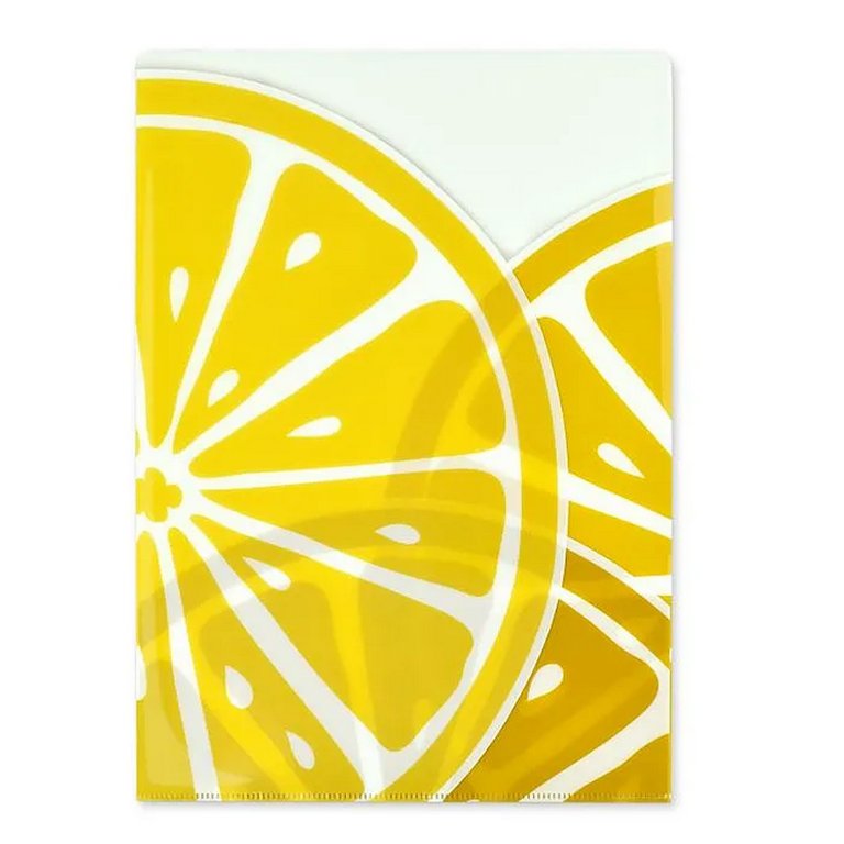 Папка-уголок A4 пластик 0.25 мм, 3 разделителя "АПЕЛЬСИН"