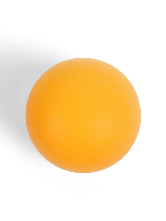 Мяч для настольного тенниса, набор 6 шт., цвет оранжевый