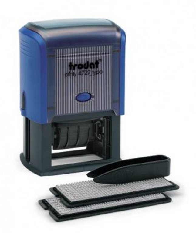 Датер самонаборный 6 стр. 60х40 мм 2 кассы Trodat месяц буквами