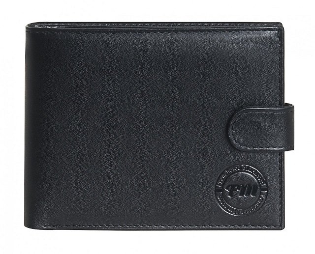 Портмоне Franchesco Mariscotti нат. кожа, черный