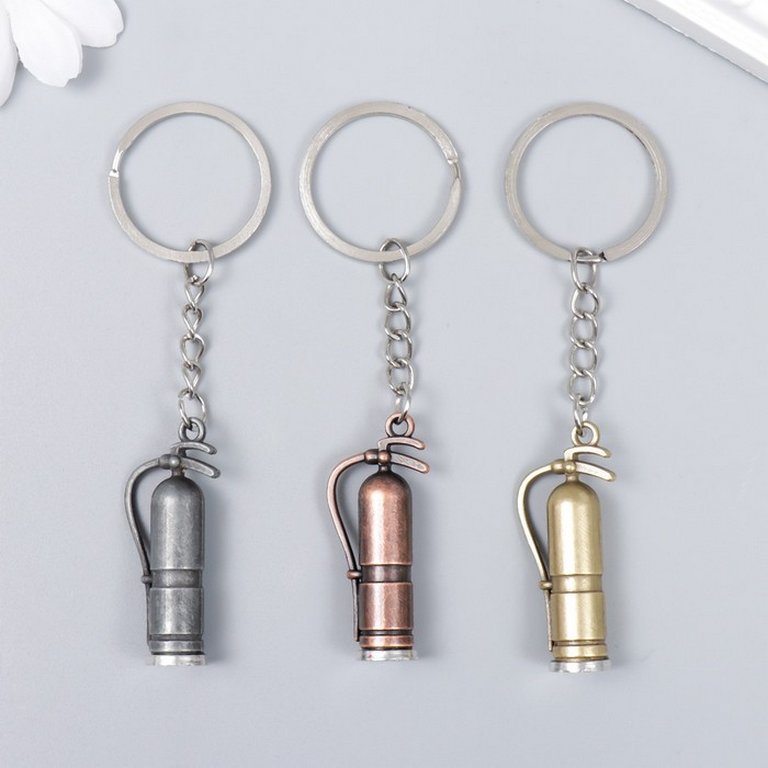 Брелок "Огнетушитель" МИКС 4,5х1х1,7см (металл)