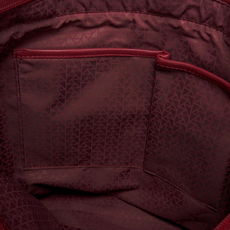 Сумка женская Dr.Koffer 33х31х12см см, нат.кожа бордовая