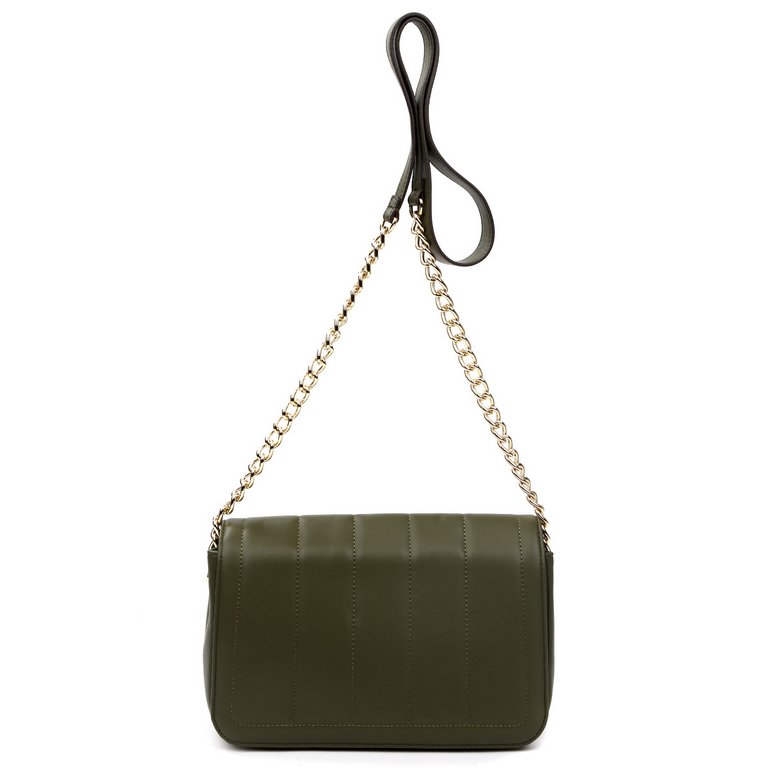 Сумка женская FABRETTI 25х15х8 см, нат. кожа, табачный