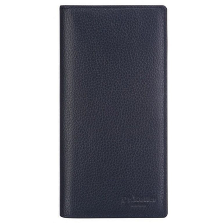 Портмоне Dr.Koffer 18*9см, нат. кожа, синий