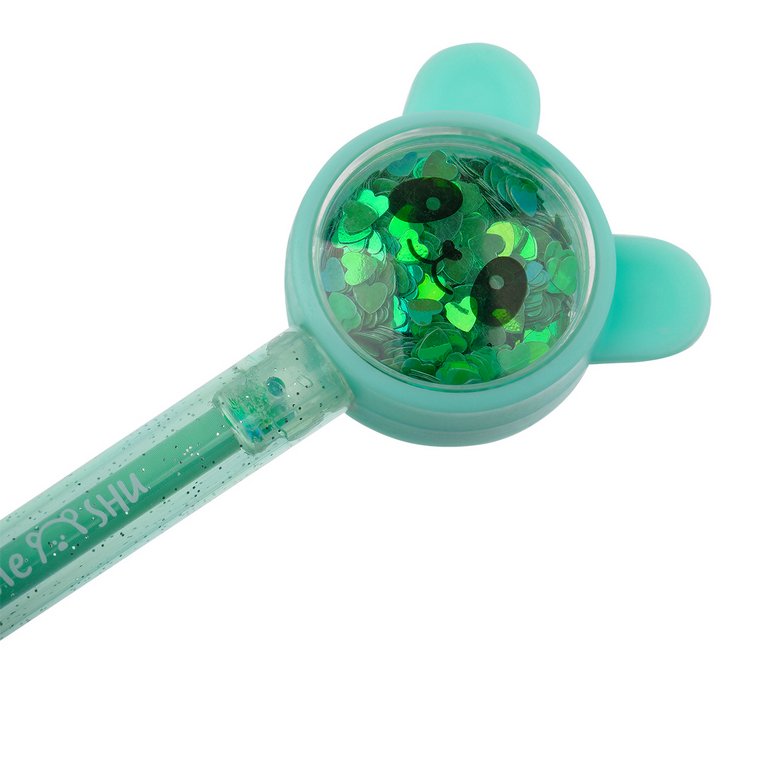 Ручка пиши-стирай гелевая "Funny smile" MESHU (ассорти) с топпером