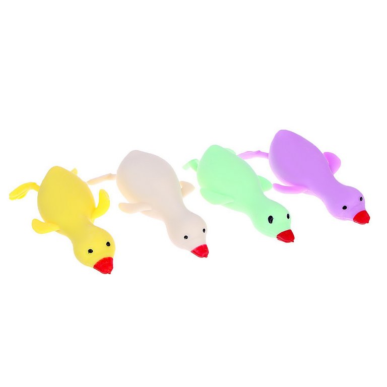 Мялка "Гусь" с песком ассорти Funny toys
