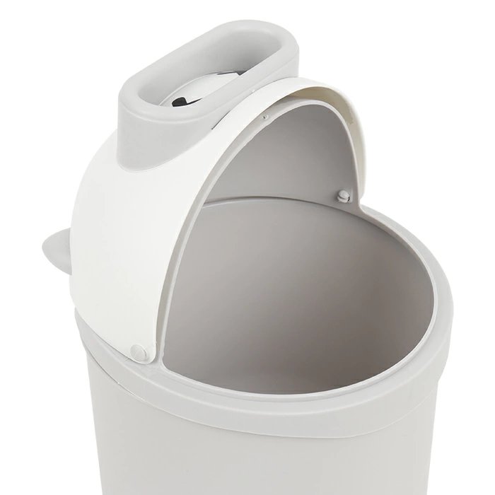 Корзина для мусора настольная светло-серая Darvish