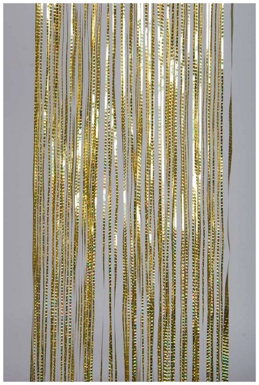 Дождик новогодний 1,5м. цв. золото, голографический,  MOROZCO