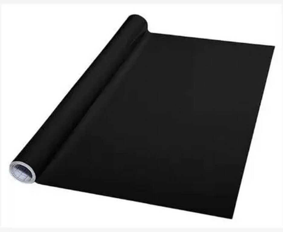 Пленка самокл.  черная для написания мелом (замена меловой доски) 45*100 смм, 1000 мкм, матовая