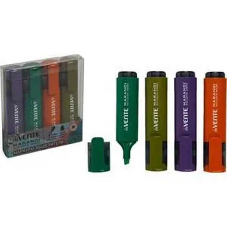 Набор текст-маркеров  4 шт deVENTE "Marandi", (фисташ., лаван., персик., аквамарин)