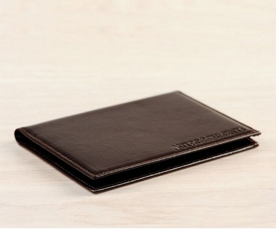 Бумажник водителя D.Morelli "Brown" с отделен. для купюр, нат. кожа