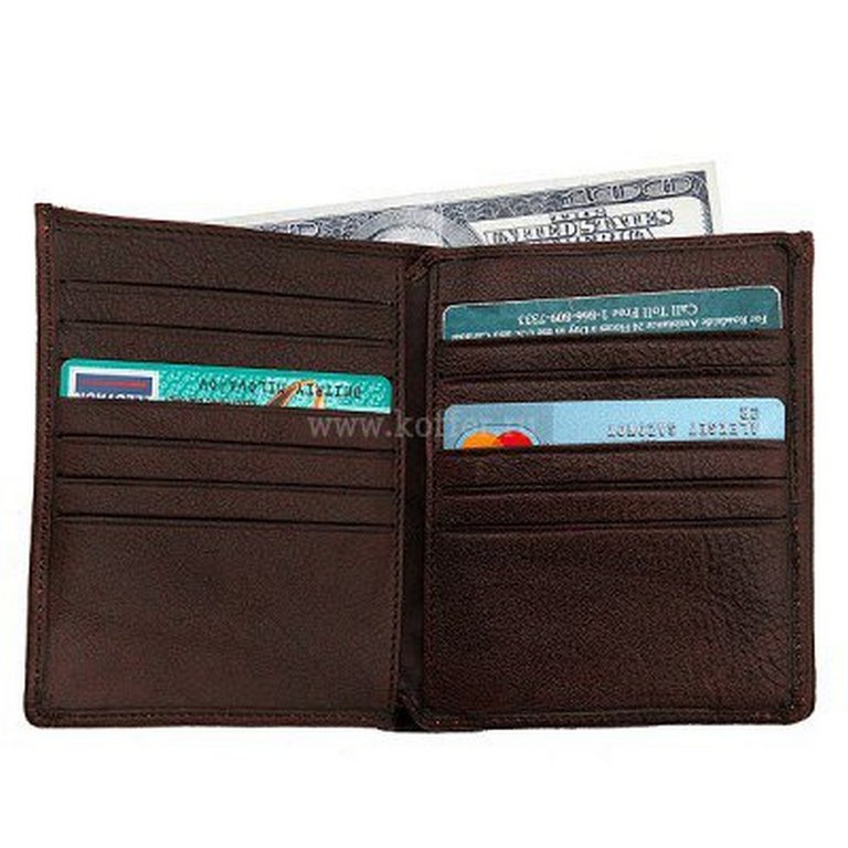 Портмоне Dr.Koffer 13*10,5см, нат. кожа, коричневый