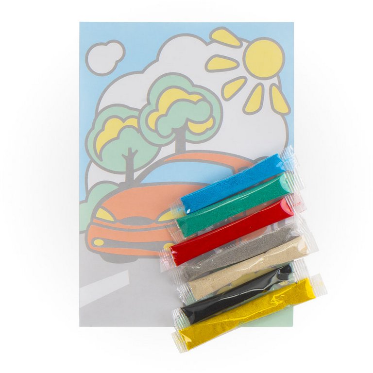 Фреска. Картина из песка 4+ "Машинка" Lori