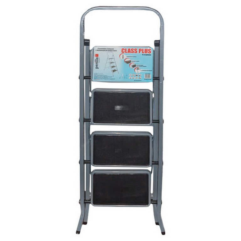 Стремянка 4 ступени КЛАСС ПЛЮС стальная