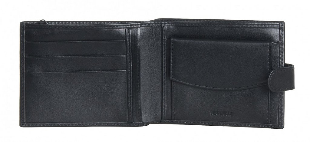 Портмоне Franchesco Mariscotti нат. кожа, черный