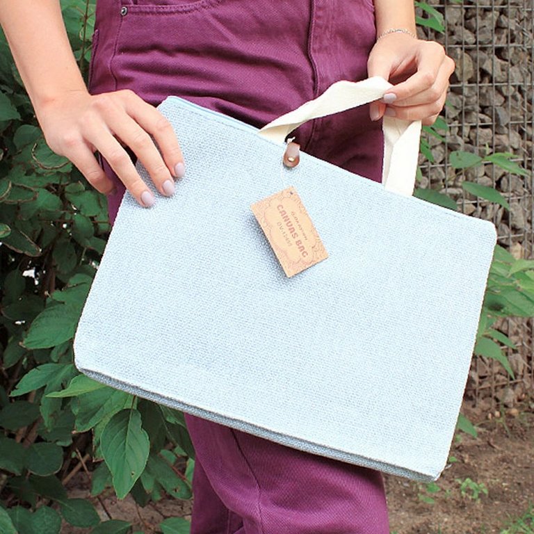 Сумка-шоппер Darvish "Холщовая" (на молнии) ассорти 33,5*25см