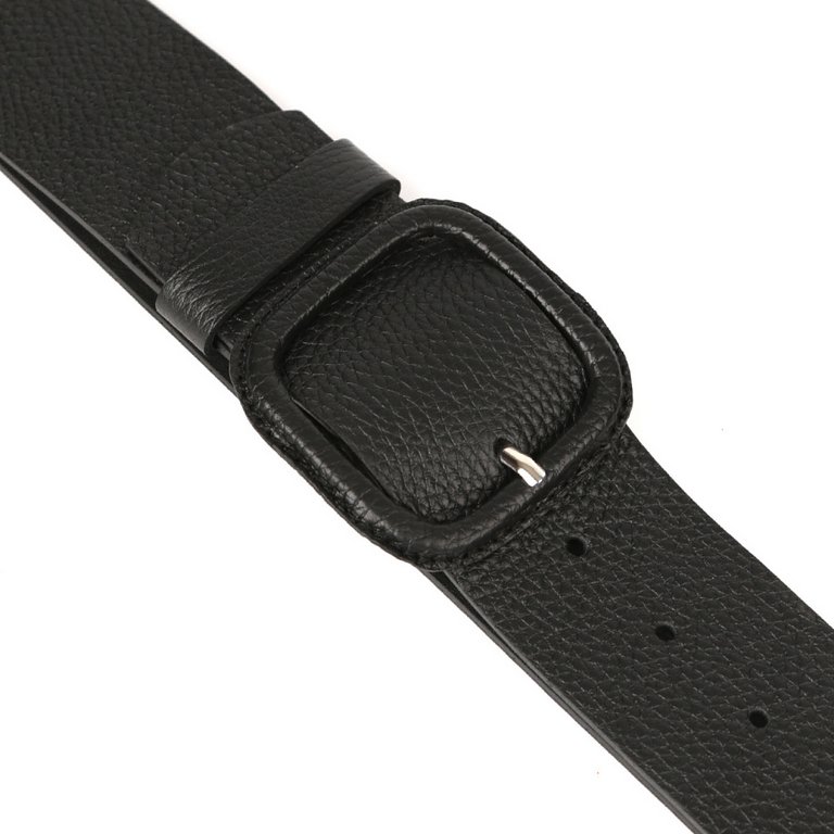 Ремень FABRETTI женский, натуральная кожа, размер 120, черный